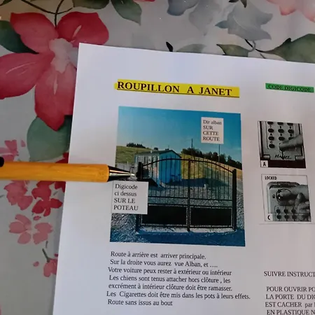 Roupillon A Janet Vakantiehuis Curvalle